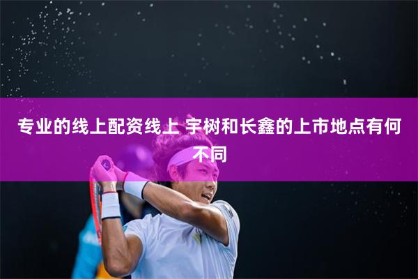 专业的线上配资线上 宇树和长鑫的上市地点有何不同
